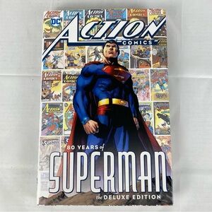 DC Action Comics 80 Years of Superman Deluxe Edition Hardcover Book